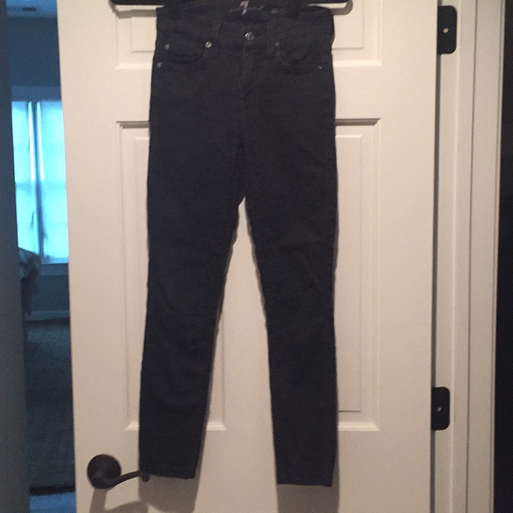 Washed black 7 for all mankind jeans